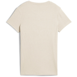 PUMA Essentials Elevated geripptes T-Shirt Damen 87 -...