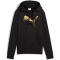 PUMA Essentials Metallic Fleece Hoodie Damen 51 - PUMA black-metallic gold XS