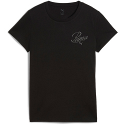 PUMA Essentials Script T-Shirt Damen 01 - PUMA black XS