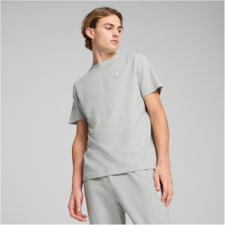 PUMA Essentials Elevated T-Shirt Herren 04 - light gray...