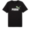 PUMA Essentials 2 Color No. 1 Logo T-Shirt Herren 51 - PUMA black/spring fern S