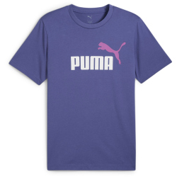 PUMA Essentials 2 Color No. 1 Logo T-Shirt Herren 46 - blue crystal L