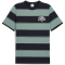 PUMA Class Striped T-Shirt Herren 30 - green moon S