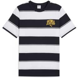 PUMA Class Striped T-Shirt Herren 16 - new navy S