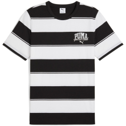 PUMA Class Striped T-Shirt Herren 01 - PUMA black S