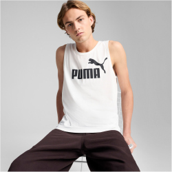 PUMA Essentials No. 1 Logo Tanktop Herren 02 - PUMA white XXL
