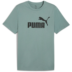 PUMA Essentials No. 1 Logo T-Shirt Herren 30 - green moon S
