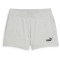 PUMA Essentials Small No. 1 Logo 4 French Terry Sweatshorts Damen 04 - light gray heather XS