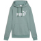 PUMA Essentials No. 1 Logo Fleece Hoodie Damen 30 - green moon XS