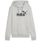 PUMA Essentials No. 1 Logo Fleece Hoodie Damen 04 - light gray heather XS