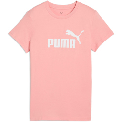 PUMA Essentials No. 1 Logo T-Shirt Damen 18 - pink fruit S