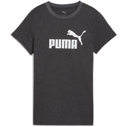 PUMA Essentials No. 1 Logo T-Shirt Damen 07 - dark gray...