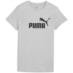 PUMA Essentials No. 1 Logo T-Shirt Damen 04 - light gray...
