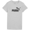 PUMA Essentials No. 1 Logo T-Shirt Damen 04 - light gray heather XS