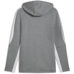 PUMA teamEvostripe Kapuzenjacke Herren 33 - medium gray...