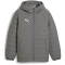 PUMA teamADDITIONS Steppjacke mit Kapuze Herren 13 - flat medium gray/puma silver S