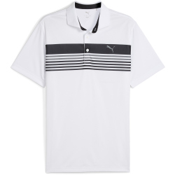 PUMA West Poloshirt Herren 02 - white glow-puma black S