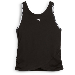 PUMA Tropical Print kurzes Tanktop Damen 01 - PUMA black XS