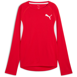 PUMA Cross The Line 3.0 Langarmshirt Damen 05 - PUMA red XS