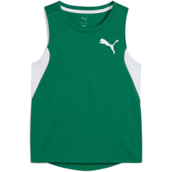 PUMA Cross The Line 3.0 Singlet Kinder 06 - power green 128