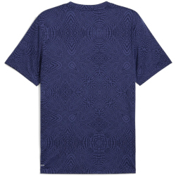 PUMA Move Cloudspun Print Fitnessshirt Herren 46 - blue...