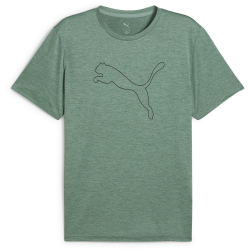 PUMA Tad Essential Heather Large Cat Trainingsshirt Herren 30 - green moon heather 3XL