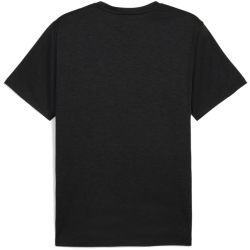 PUMA Tad Essential Heather Large Cat Trainingsshirt Herren 01 - PUMA black heather M