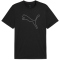 PUMA Tad Essential Heather Large Cat Trainingsshirt Herren 01 - PUMA black heather M
