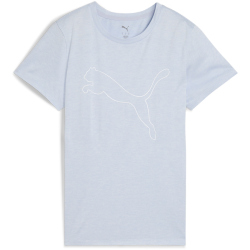 PUMA Tad Essential Heather Logo Trainingsshirt Damen 47 -...