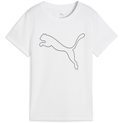 PUMA Tad Essential Logo Trainingsshirt Damen 02 - PUMA white M