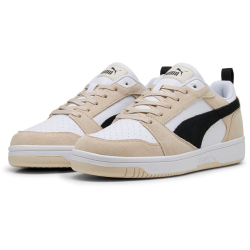 PUMA Rebound V6 Low Suede Sneaker 02 - alpine snow/puma black/puma white 38