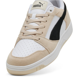 PUMA Rebound V6 Low Suede Sneaker 02 - alpine snow/puma black/puma white 38