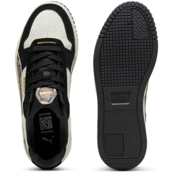 PUMA Carina Street Snake Chic Plateau Sneaker Damen 02 - vapor gray/puma black/puma gold 39