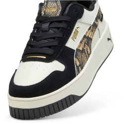 PUMA Carina Street Snake Chic Plateau Sneaker Damen 02 - vapor gray/puma black/puma gold 39