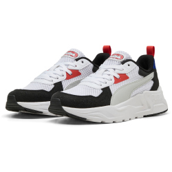 PUMA Trinity Lite Mid 90s Sneaker Kinder 01 - PUMA black/PUMA white/vivid blue/red fire 37.5