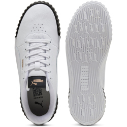 PUMA Carina 3.0 Leder Sneaker Damen 09 - PUMA white/PUMA gold/PUMA black 38
