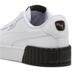 PUMA Carina 3.0 Leder Sneaker Damen 09 - PUMA white/PUMA gold/PUMA black 38