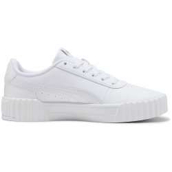 PUMA Carina 3.0 Leder Sneaker Damen 01 - PUMA white/PUMA gold 38