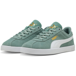 PUMA Club II Wildleder Sneaker Kinder 06 - green moon/puma white 38.5