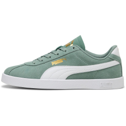 PUMA Club II Wildleder Sneaker Kinder 06 - green moon/puma white 38.5
