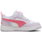 PUMA Rebound V6 Lo AC+ Sneaker mit Klettverschluss Kinder 22 - lilac frost/magic rose/puma white 35