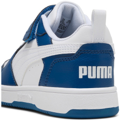 PUMA Rebound V6 Lo AC+ Sneaker mit Klettverschluss Kinder 21 - clyde royal-puma white 32