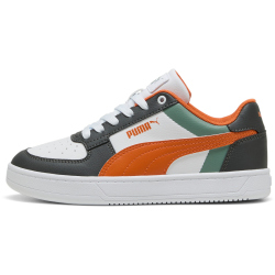 PUMA Caven 2.0 Block Sneaker Kinder 13 - green moon/maple syrup/puma white 37.5