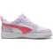 PUMA Rebound V6 Lo Sneaker Kinder 22 - lilac frost/magic rose/puma white 38.5