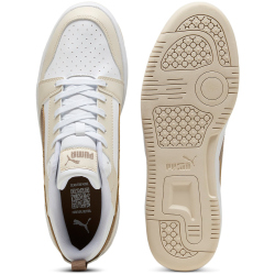 PUMA Rebound V6 Low Sneaker 38 - PUMA white/totally taupe/alpine snow 38