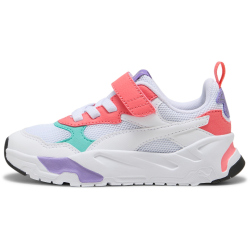 PUMA Trinity AC+ Sneaker Kinder 21 - PUMA white/peach frost/lavender alert/aquatic 32