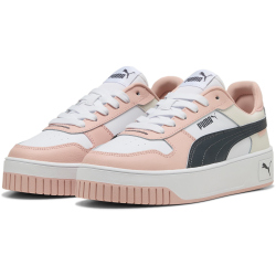 PUMA Carina Street Plateau Sneaker Damen 45 - PUMA white/strong gray/rose quartz 38.5