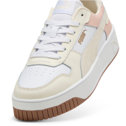 PUMA Carina Street Plateau Sneaker Damen 42 - PUMA white/alpine snow/frosted ivory 38.5