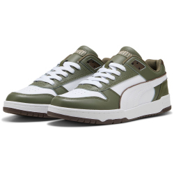 PUMA RBD Game Low-Top Sneaker 50 - loden green/puma white/chocolate 40