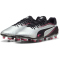 PUMA King Match FG/AG Fußballschuhe 02 - PUMA silver/PUMA black/sun struck/PUMA white 42